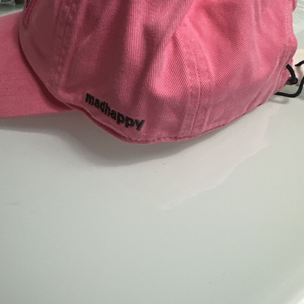 NWT  Gap x MadHappy 6-Panel Pink Mad Hat Adjustable Baseball Cap One Size - Picture 7 of 8